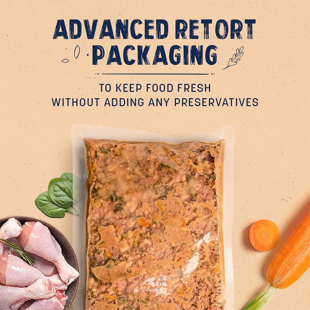 HUFT Sara's Wholesome Chicken & Turkey Dog Food - Pack of 2 : 2 x 300 g