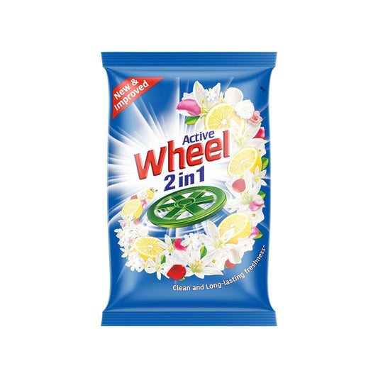 Wheel 2 in 1 Clean & Fresh Detergent Powder : 1 kg