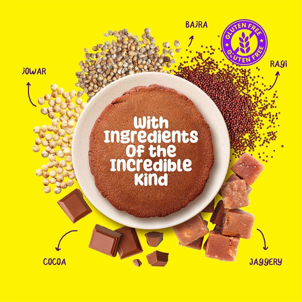 Yoga Bar Dark Chocolate Pancake Mix (No Maida, No Preservatives) : 150 g