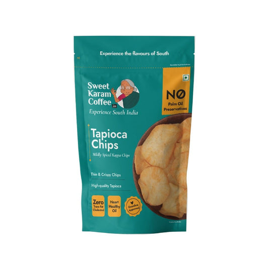 Sweet Karam Coffee Tapioca Chips - No Palm Oil : 65 g