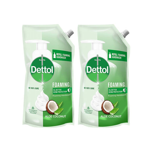 Dettol Aloe Coconut Foaming Handwash - Pack of 2 : 2 x 700 ml