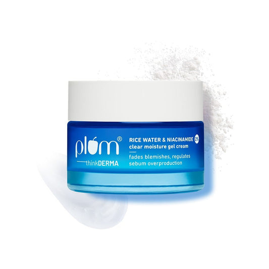 Plum Rice Water & 2% Niacinamide Face Moisturizing Gel : 50 g