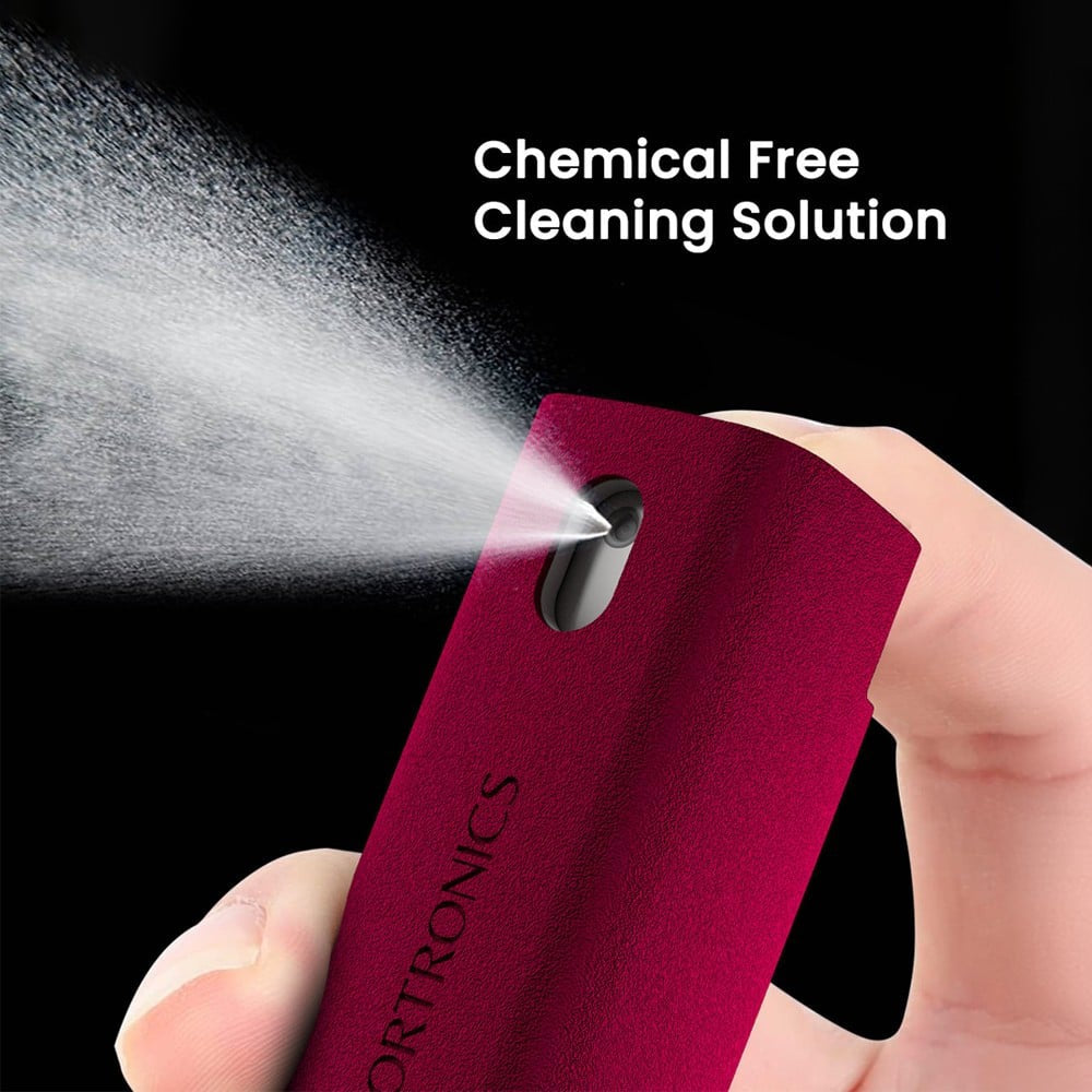 Portronics Swipe 2 Screen Gadget Cleaner (Spray, Red) : 1 unit