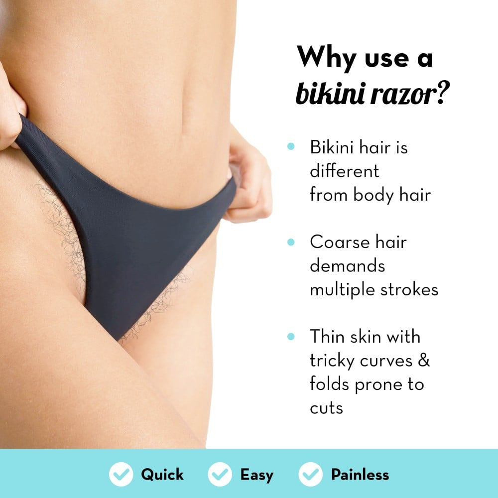 Plush Bikini Razor - Pack of 2 : 2 x 1 pack (2 pieces)