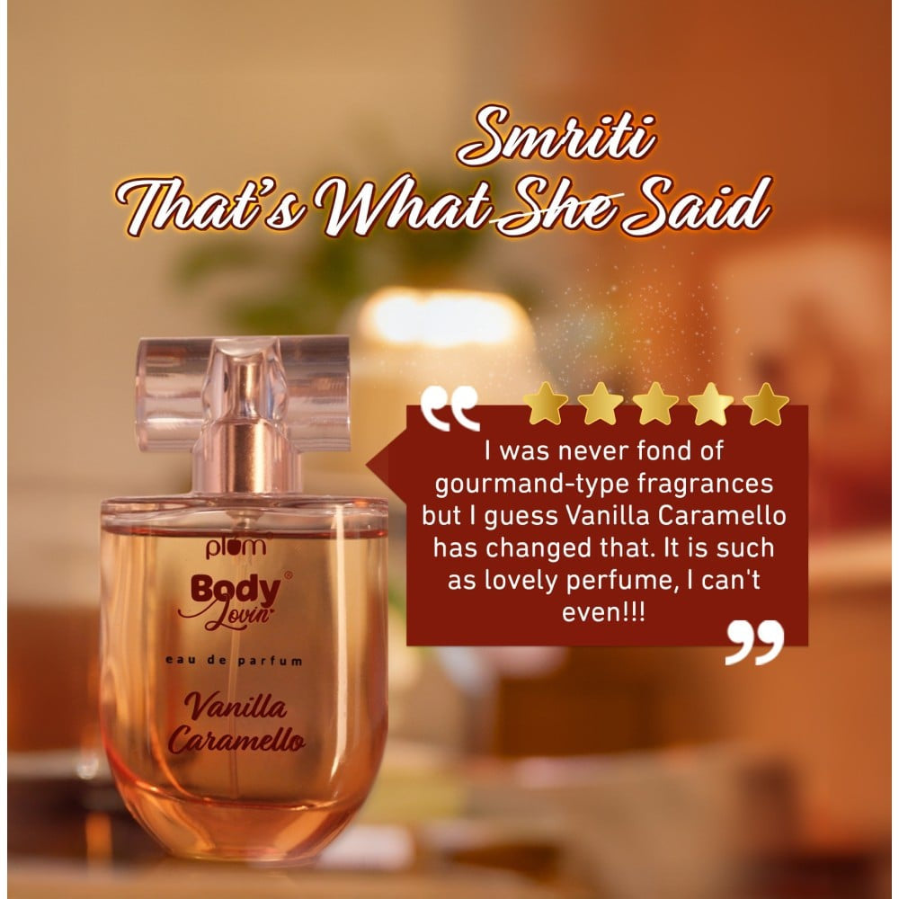 Plum BodyLovin' Vanilla Caramello Perfume (Sweet & Nutty) : 50 ml