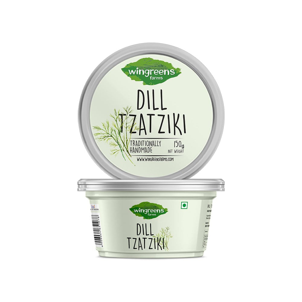 Wingreens Farms Dill Tzatziki Dip - Pack of 2 : 2 x 150 g