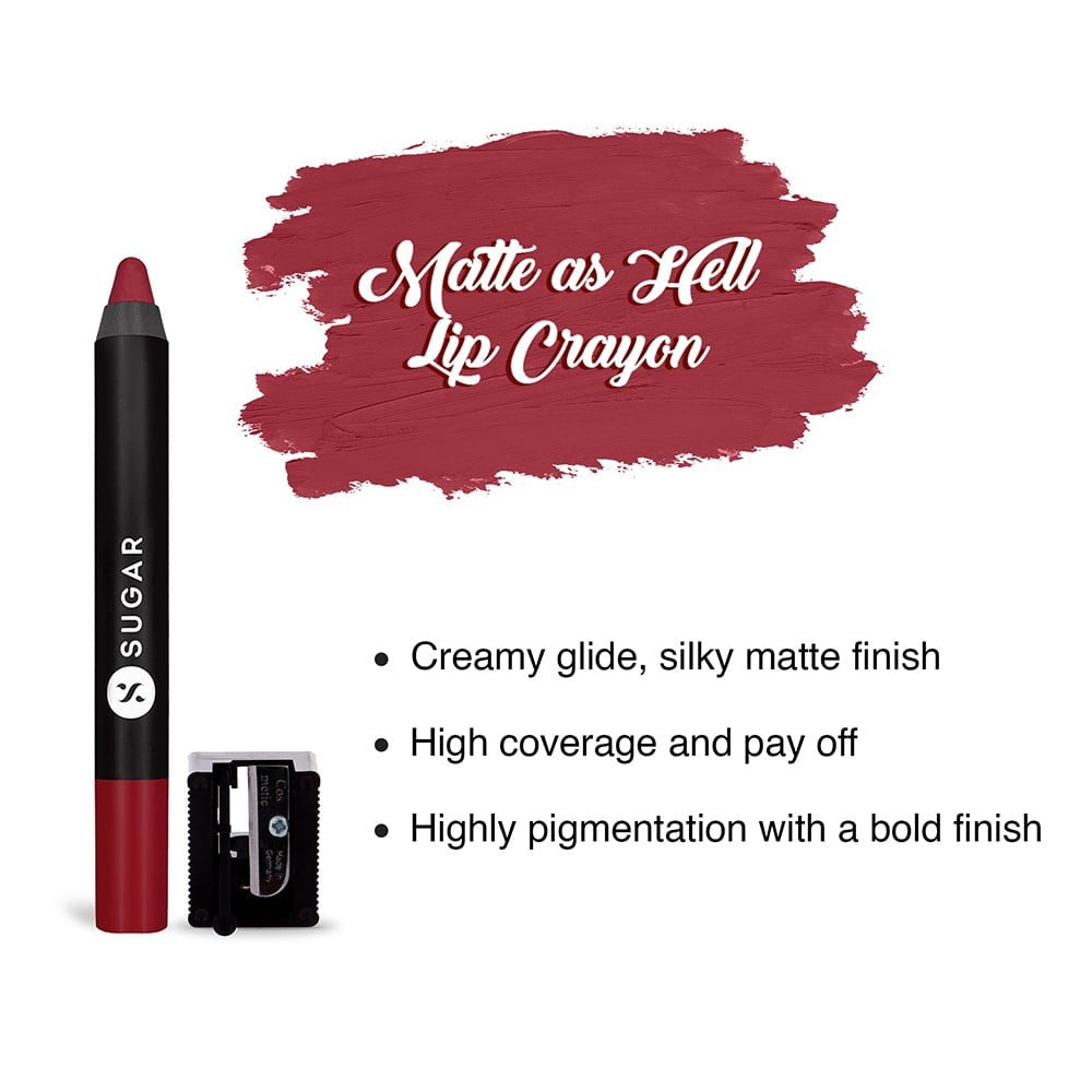 SUGAR Matte As Hell Lip Crayon (Baby Houseman 12) : 2.8 g