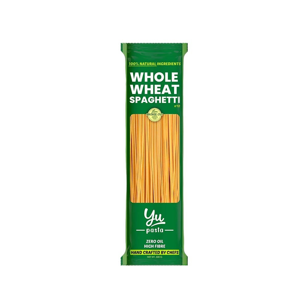 Yu 100% Whole Wheat Spaghetti Pasta : 500 g