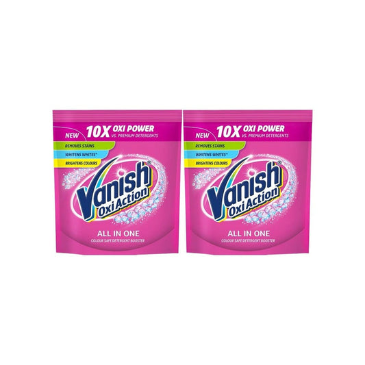 Vanish Oxi Action Fabric Stain Remover 400 g - Pack of 2 : 2 x 400 g