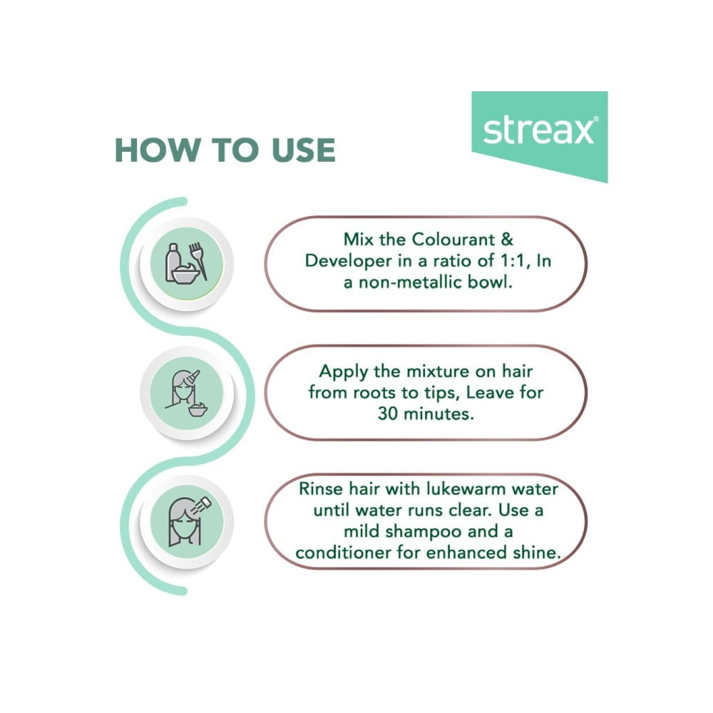 Streax Cream Hair Colour (7.3 Golden Blonde) (Golden Blonde) : 120 ml