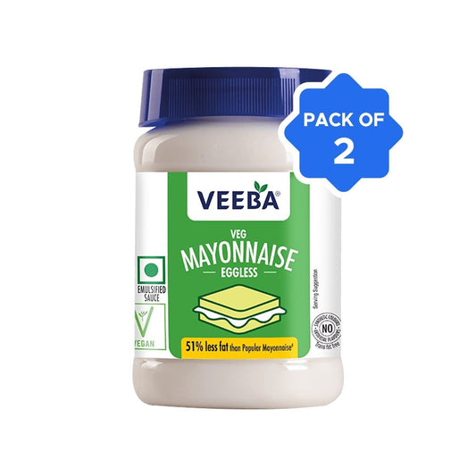 Veeba Veg Eggless Mayonnaise - Pack of 2 : 2 x 250 g