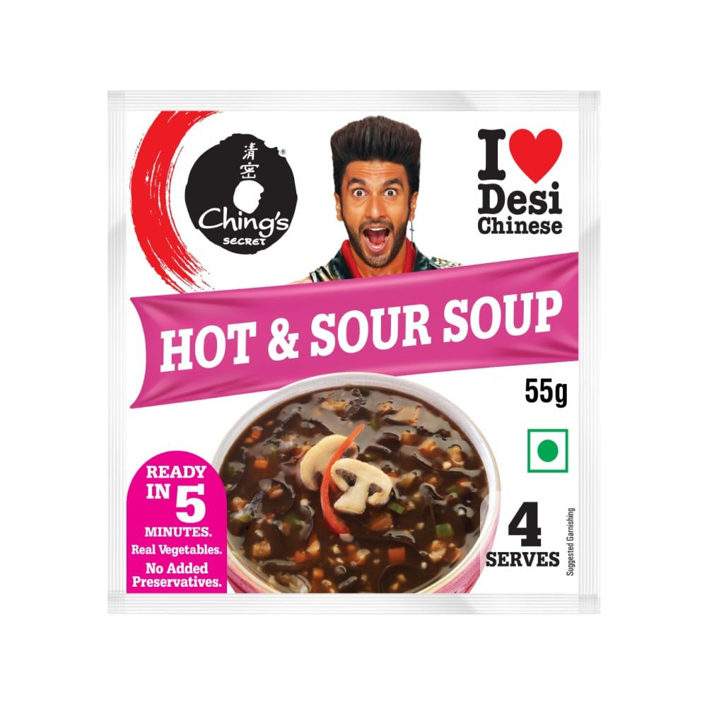 Ching's Secret Hot & Sour Veg Soup : 55 g
