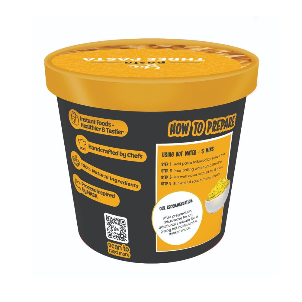 Yu Three Cheese Instant Pasta Cup : 65 g
