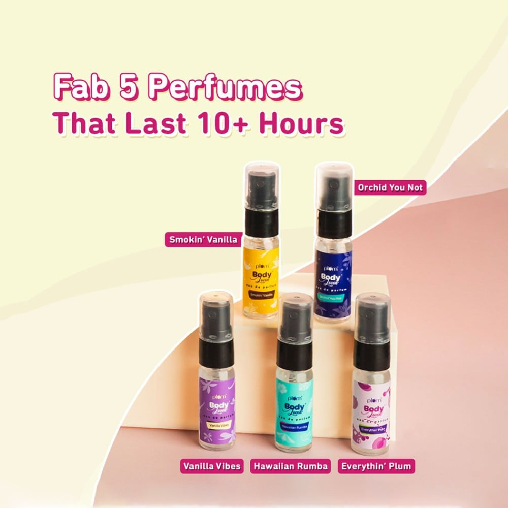 Plum BodyLovin' Perfume Gift Set (Discovery Set) - Pack of 2 : 2 x 1 pack (5 x 5 ml)