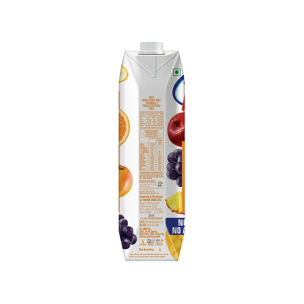 Real Activ Mixed Fruit Juice - Pack of 2 : 2 x 1 ltr