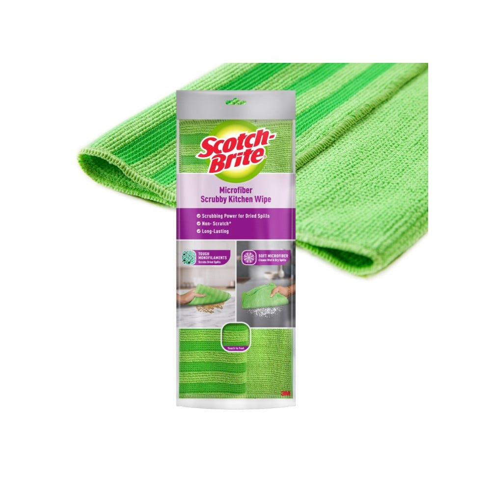 Scotch Brite Scrubby Kitchen Microfiber Cloth : 1 piece