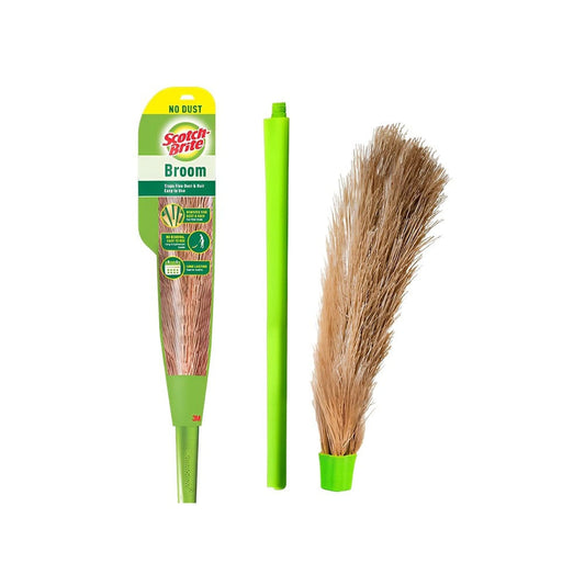 Scotch Brite Non Dust Broom / Jhadu (Fiber Blades) : 1 unit