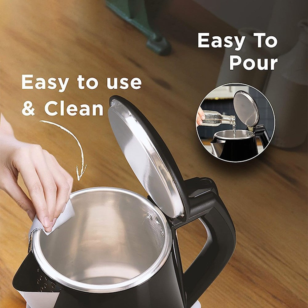 Pigeon Aura Double Walled Cool Touch Electric Kettle (1500W, 15635, Black) : 1 unit