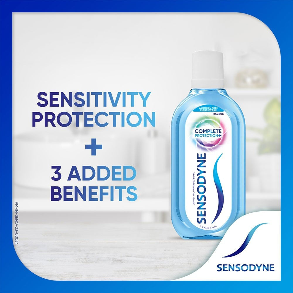 Sensodyne Complete Protection+ Mouthwash : 100 ml