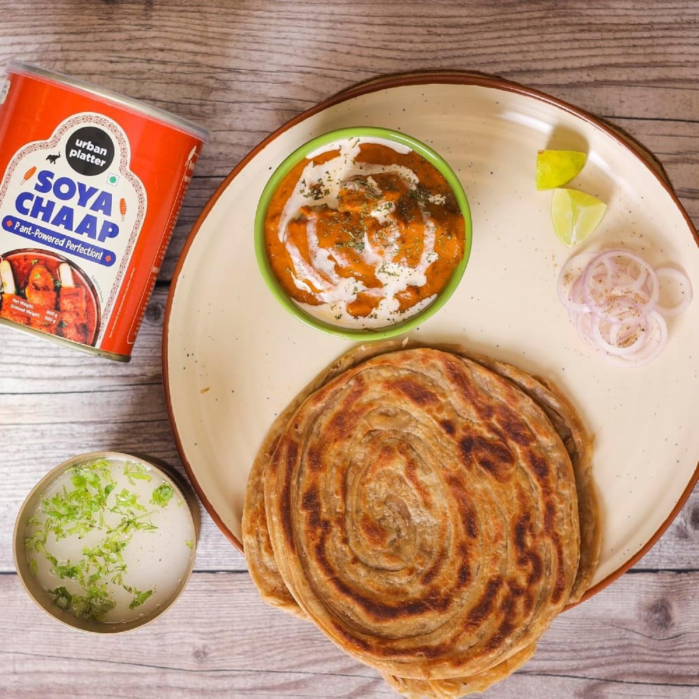 Urban Platter Soya Chaap in Brine : 800 g