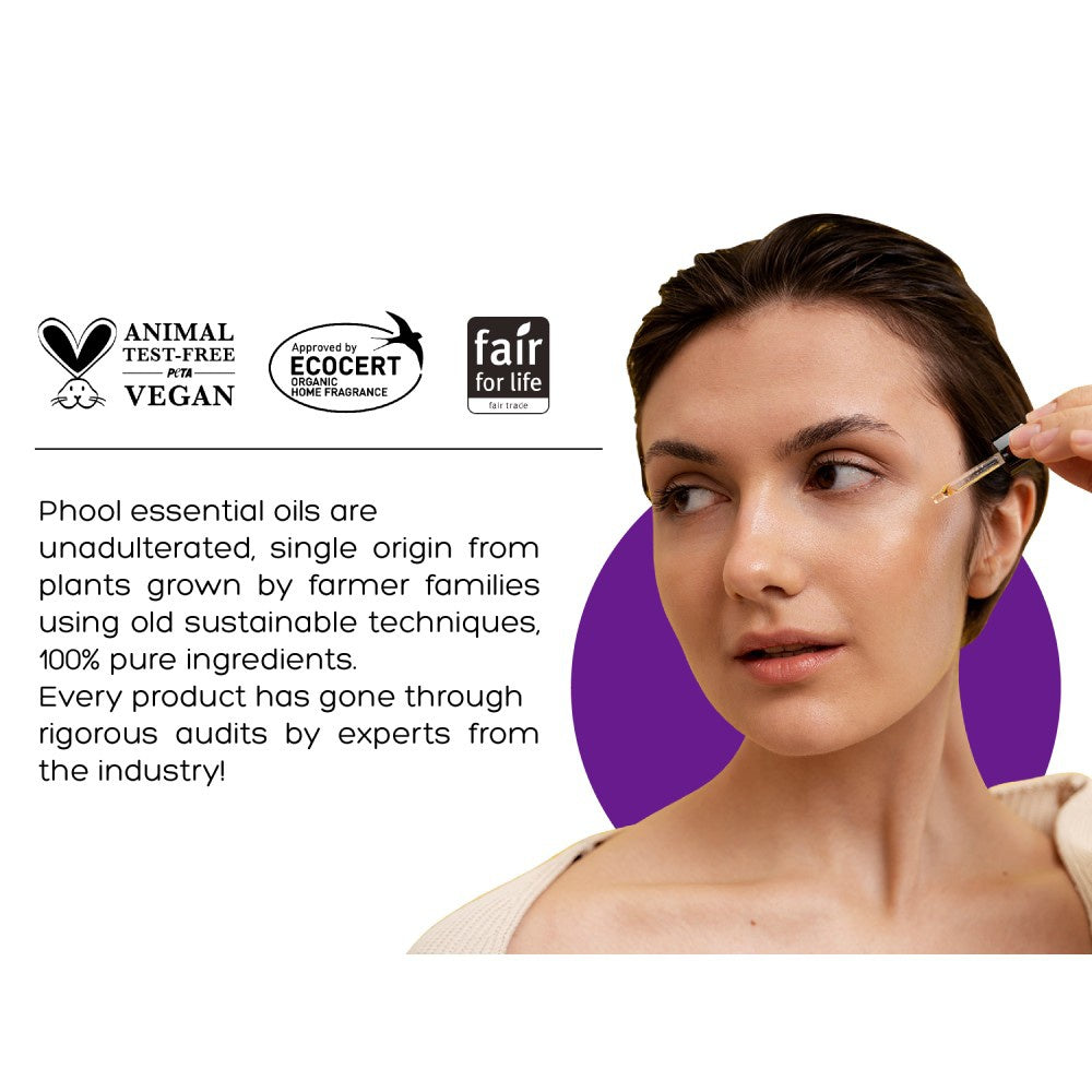 Phool Lavender Essential Oil - For Home Diffuser and Sleep Relaxation : 10 ml