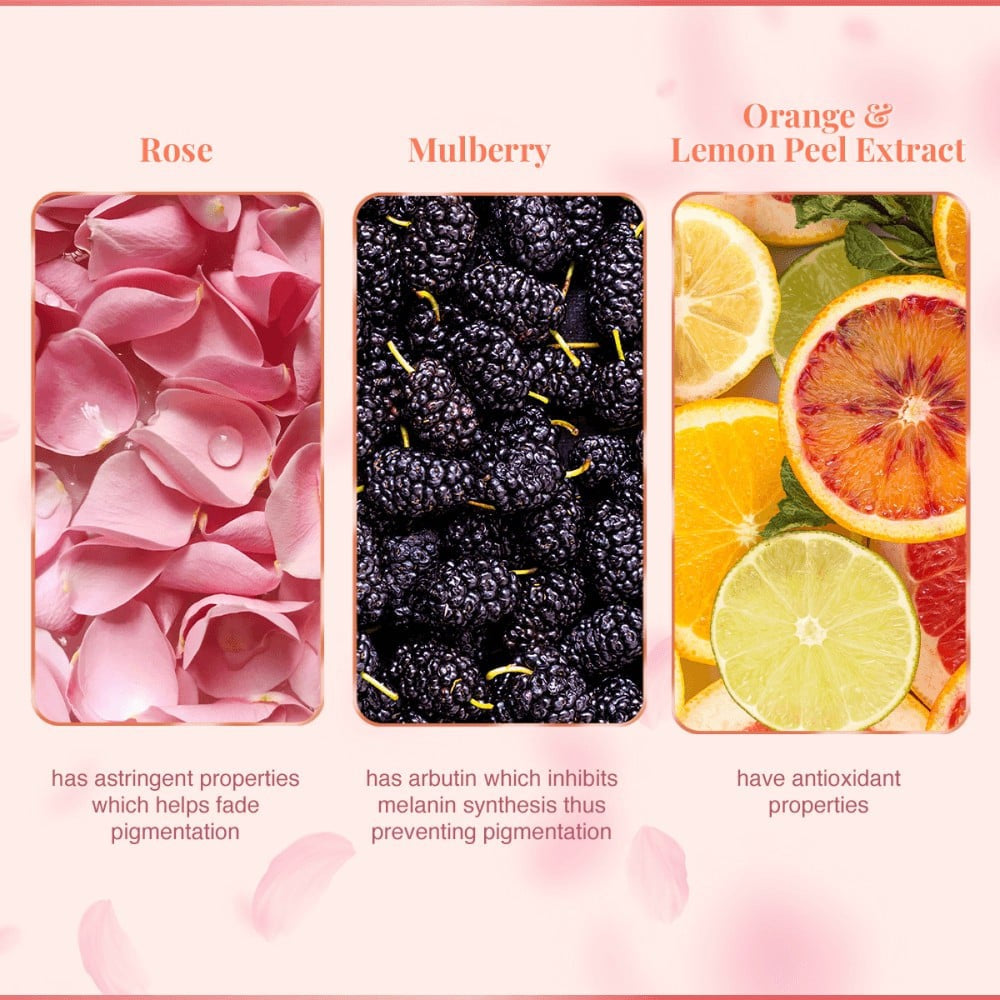 VLCC Mulberry & Rose Fairness Face Wash - Buy 1 Get 1 Free : 2x150 ml