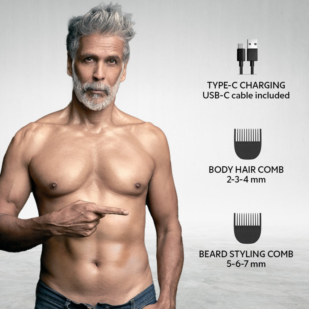 Zlade Ballistic Lite Plus Male Body Trimmer (Black) : 1 unit