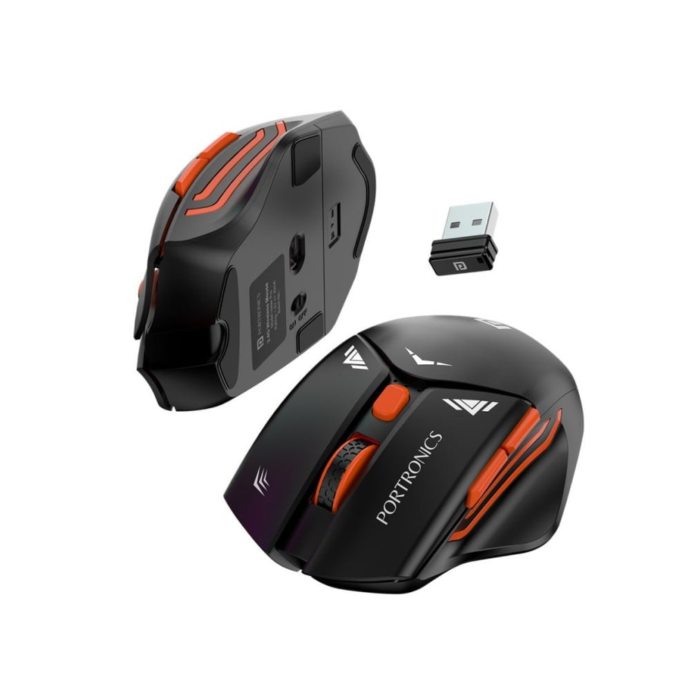 Portronics Vader Pro Wireless Gaming Mouse (Midnight Black) : 1 unit