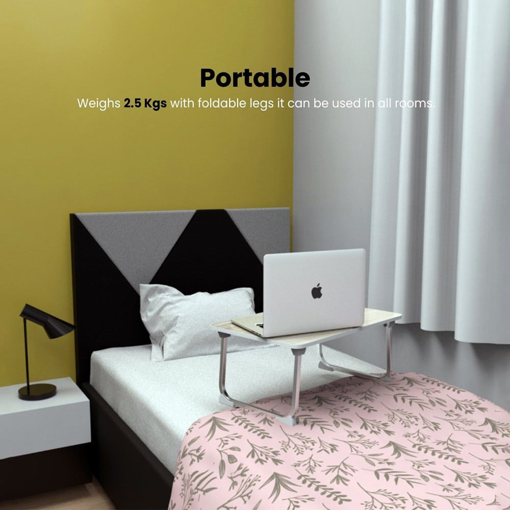 Portronics My Buddy J Laptop Table (Grey) : 1 unit