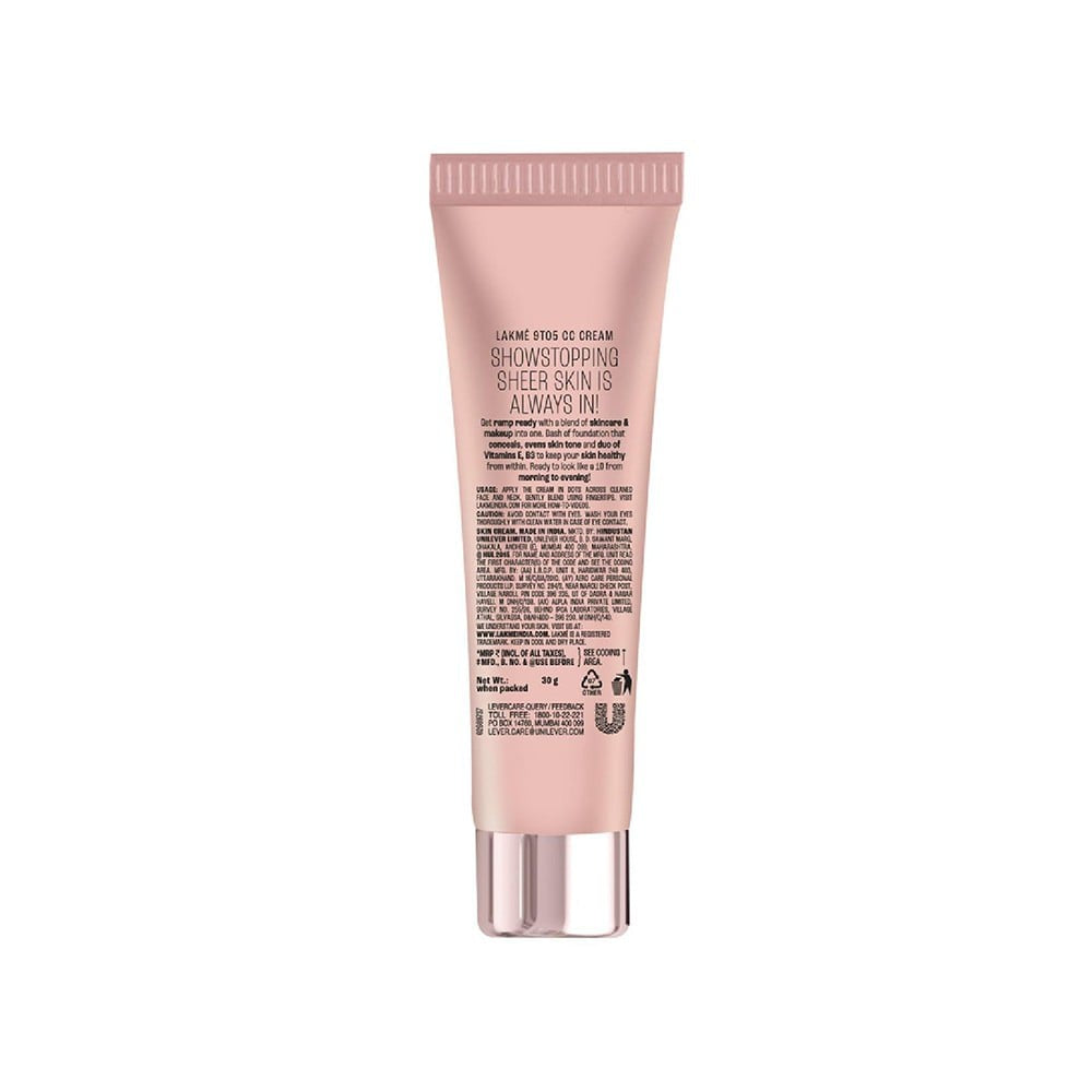 Lakme 9To5 Complexion Care Bronze SPF 30 PA++ CC Cream (Bronze) : 30 g