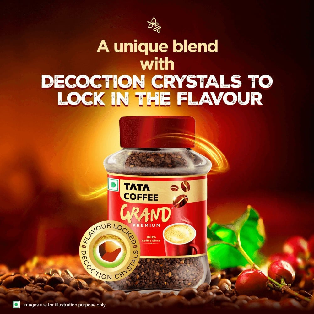 Tata Coffee Grand Premium Instant Coffee : 90 g