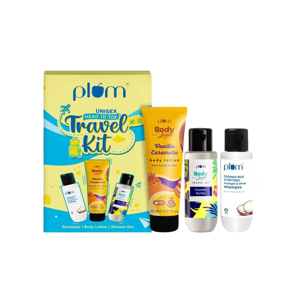 Plum BodyLovin' Unisex Head to Toe Travel Kit : 1 pack