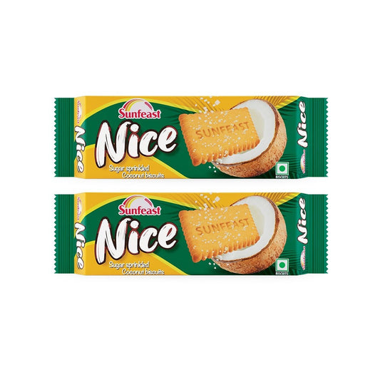 Sunfeast Nice Biscuit - Pack of 2 : 2 x 142 g