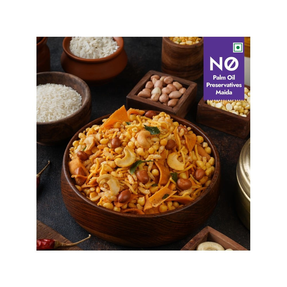 Sweet Karam Coffee Madras Mixture Namkeen - No Palm Oil - Pack of 2 : 2 x 95 g
