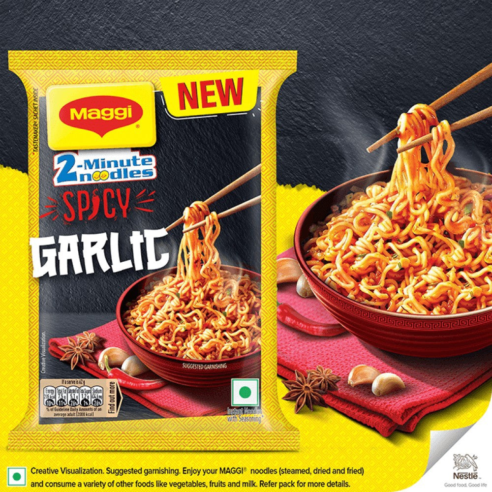 Maggi Spicy Garlic Instant Noodles : 248 g