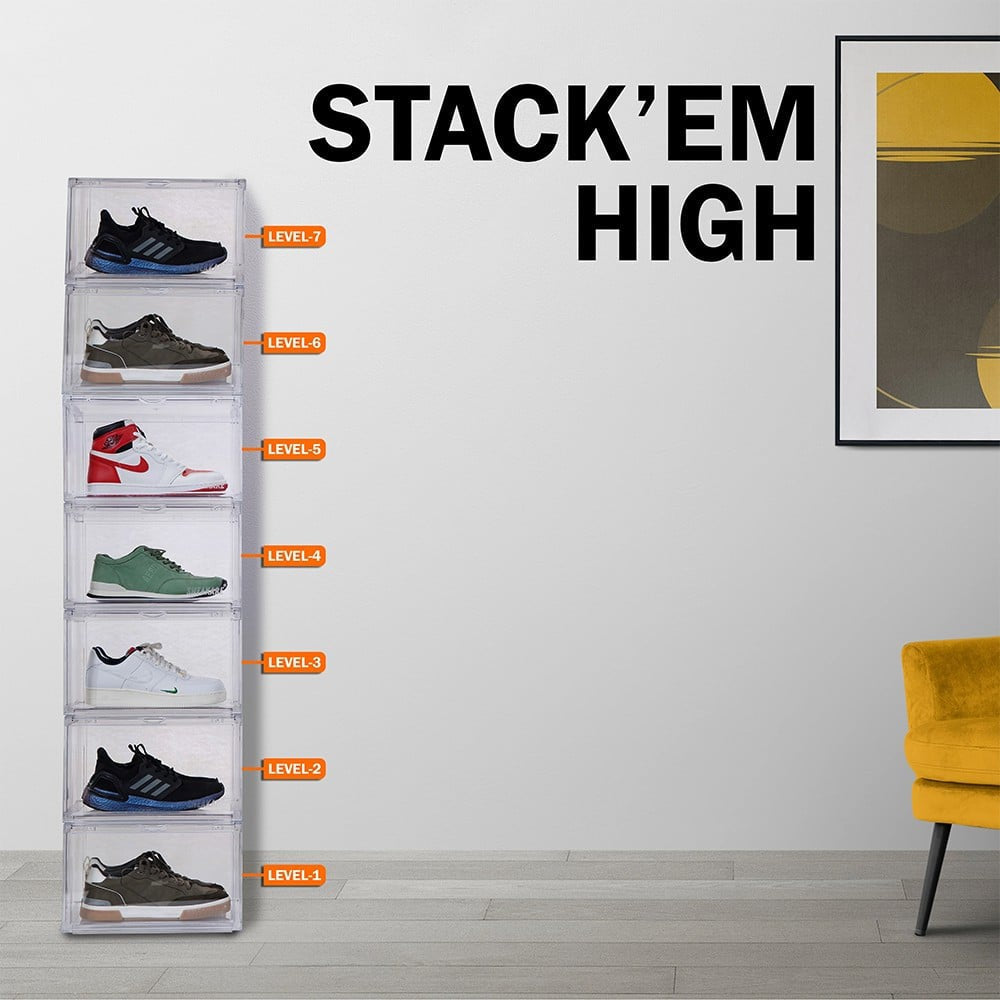 Sneakare Stack'em Shoe Organizer Crate : 1 unit