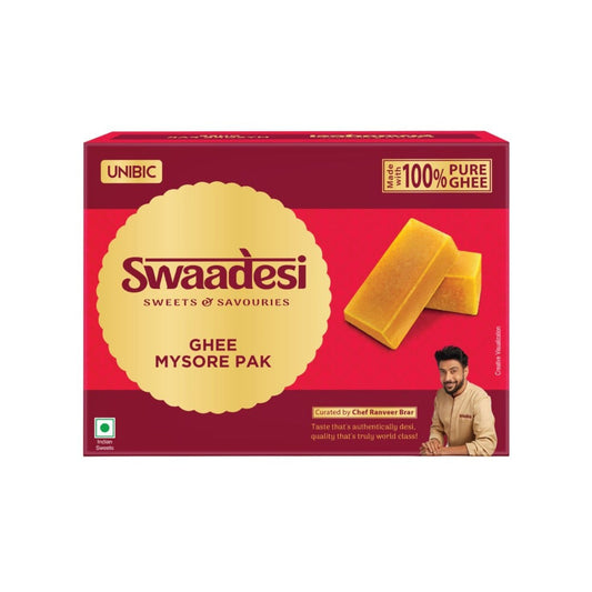 Desi Ghee Premium Mysore Pak by Unibic Swaadesi : 280 g