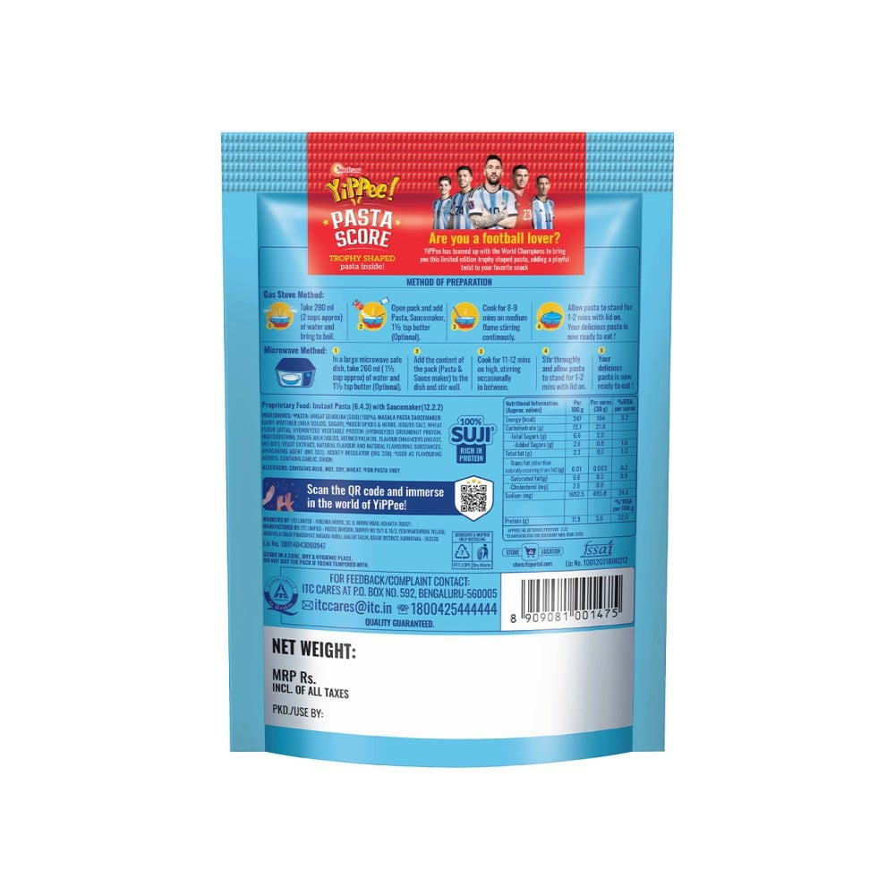 Yippee Score Trophy Pasta : 70 g