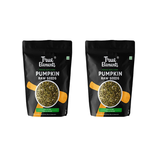 True Elements Raw Pumpkin Seeds (250 g) - Pack of 2 : 2 x 250 g
