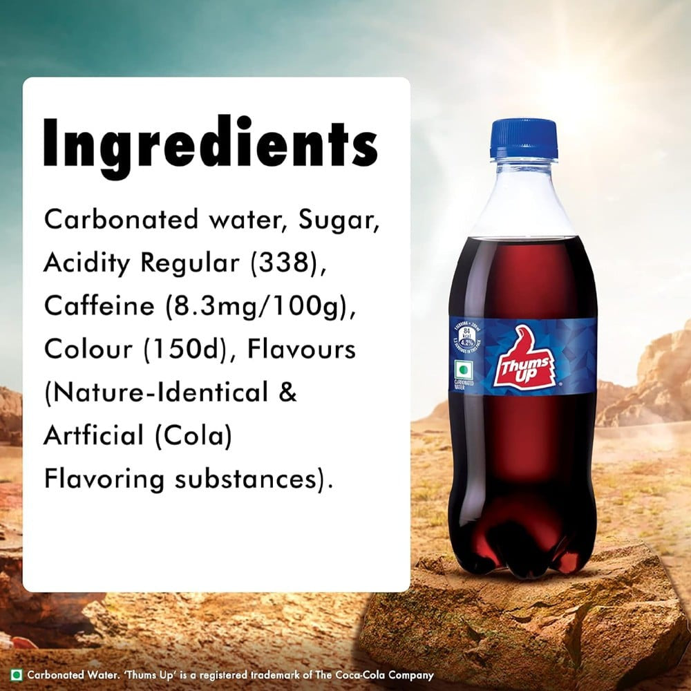 Thums Up Soft Drink - Pack of 8 : 8x250 ml