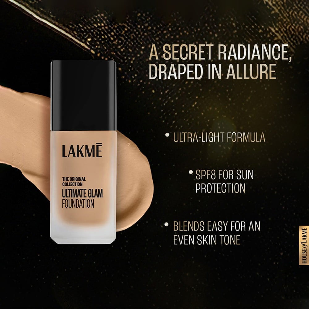 Lakme Ultimate Glam Foundation (Shade 02) : 25 ml