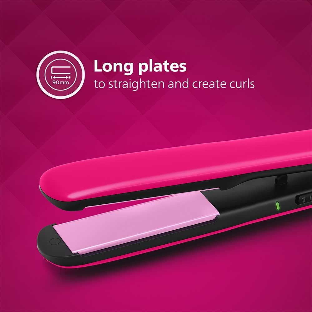 Philips BHS332/00 Titanium Hair Straightener (Ceramic Titanium Plate) (Pink, 50W) : 1 unit