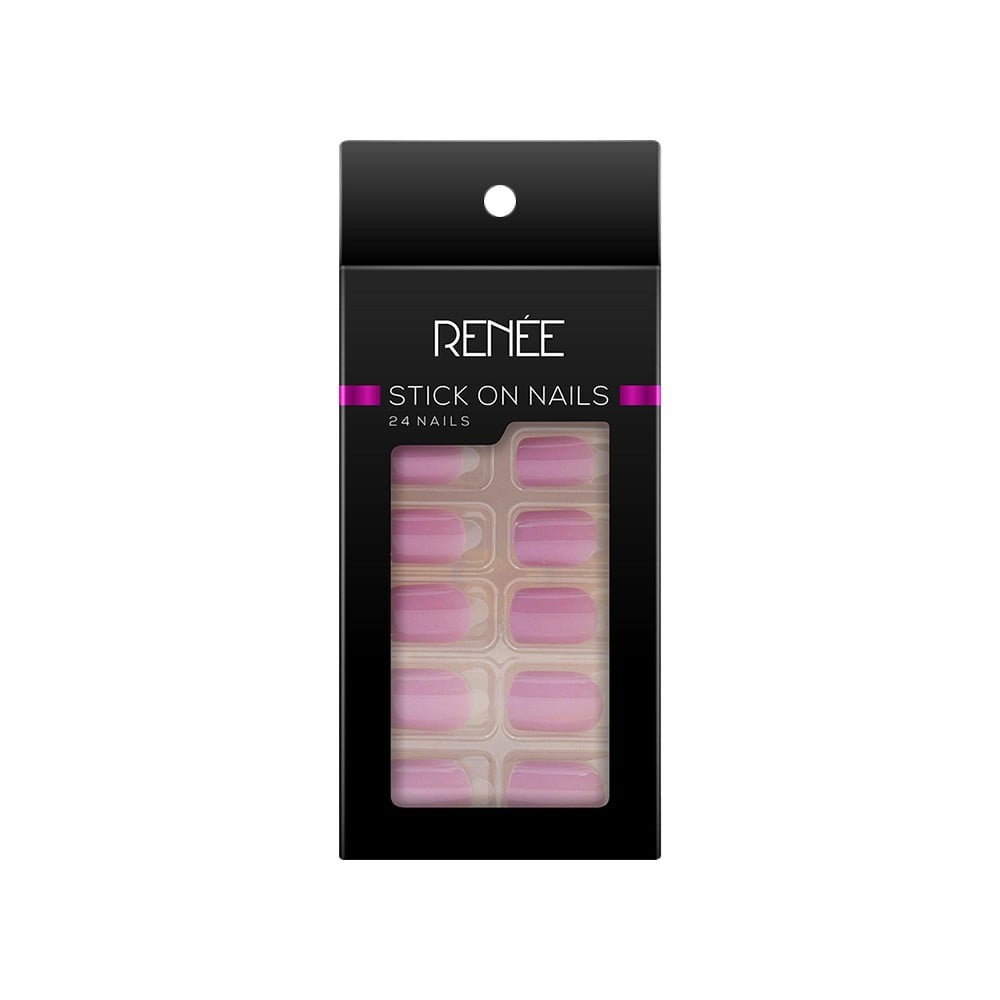 Renee Square Press On Nails (BN 03) : 1 pack (24 pieces)