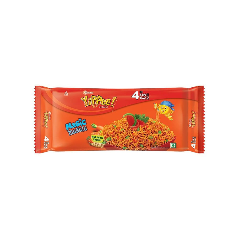 Yippee Magic Masala Instant Noodles with Added Veggies : 240 g