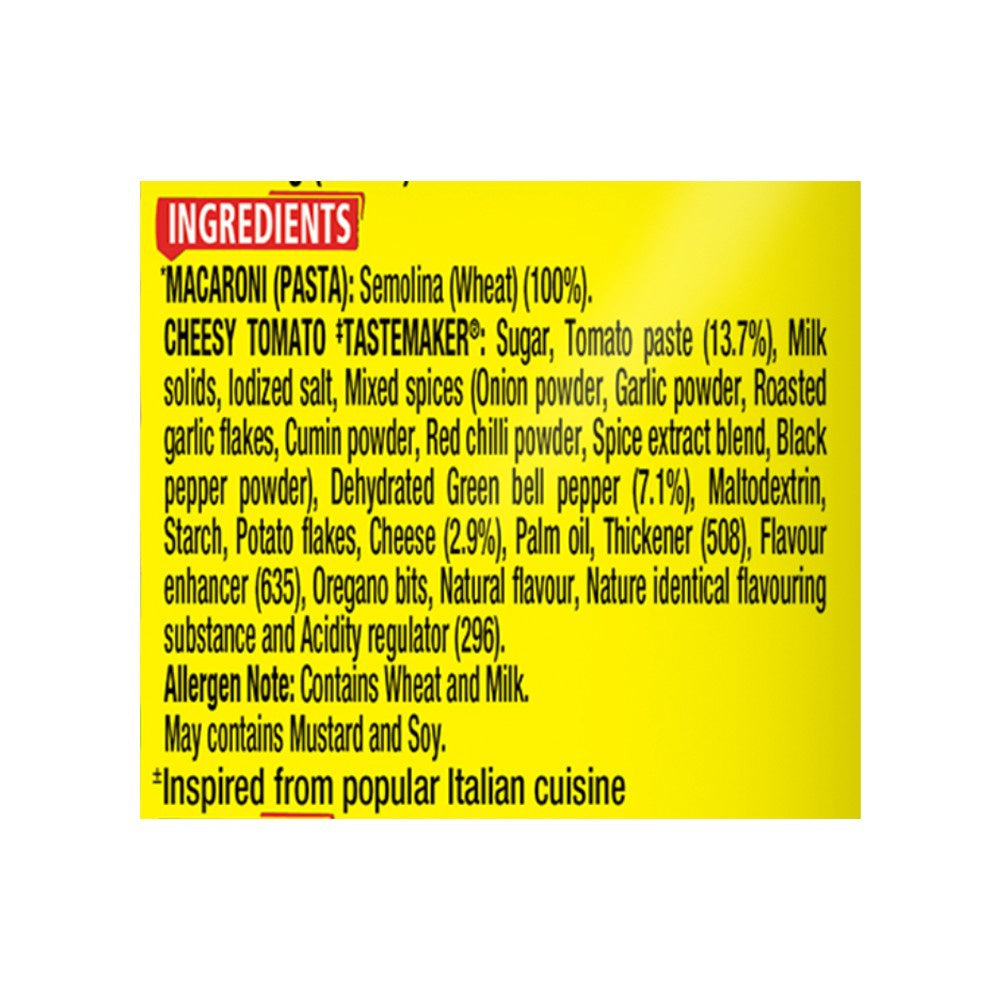 Maggi Cheesy Tomato Twist Instant Pasta : 68.5 g