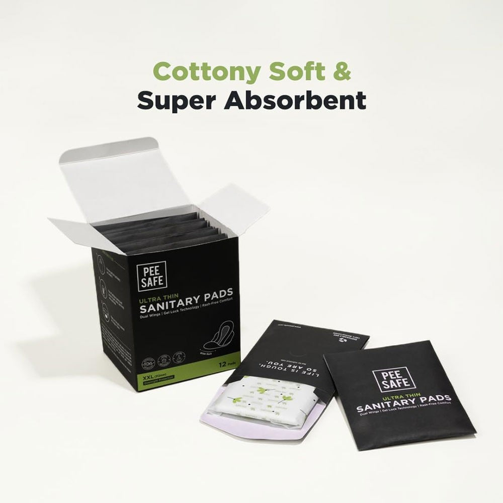 Pee Safe Ultra Thin Sanitary Pads : 30 pieces