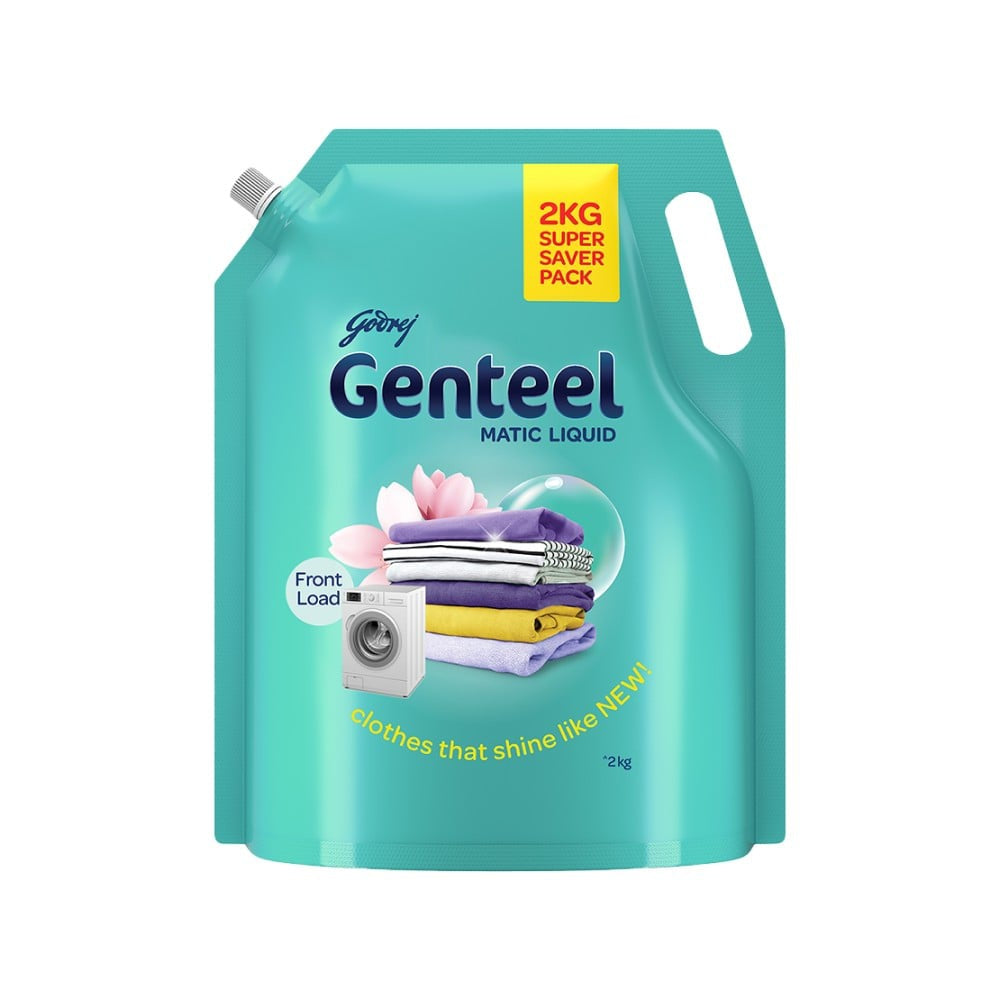 Godrej Genteel Matic Front Load Liquid Detergent : 2 kg