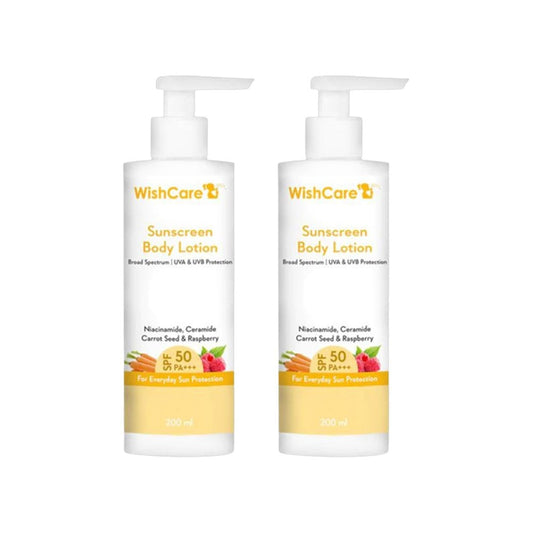 Wishcare Sunscreen (SPF 50+ PA+++) - Pack of 2 : 2 x 200 ml