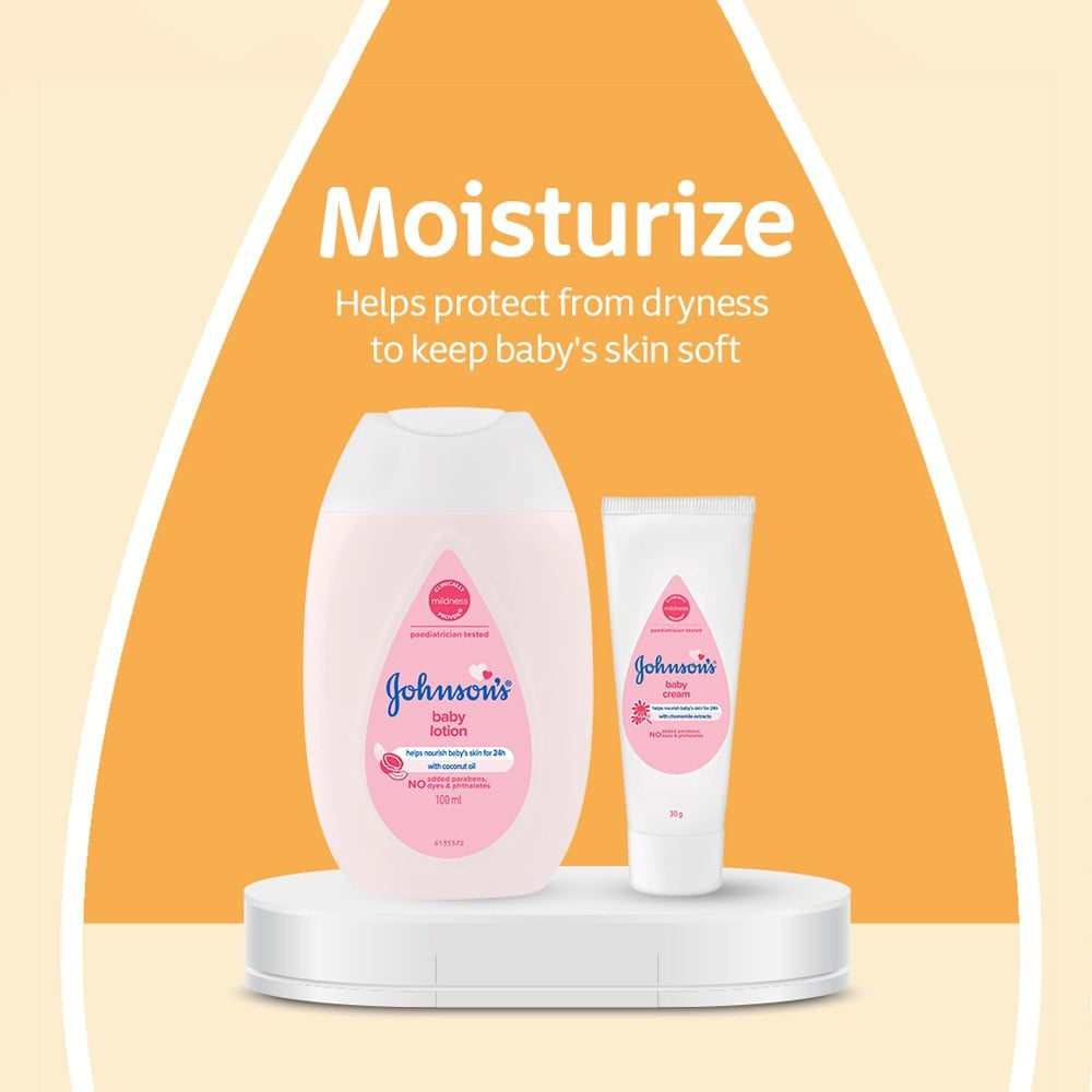 Johnson's Bath & Skin Care Baby Gift Set : 1 pack (10 pieces)