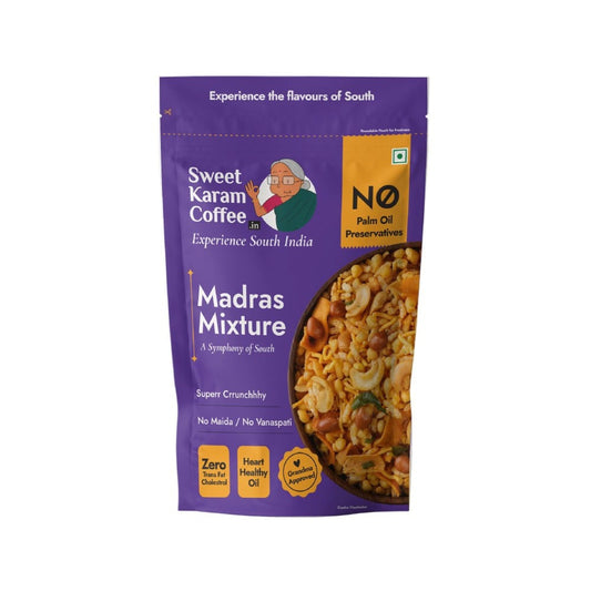 Sweet Karam Coffee Madras Mixture Namkeen - No Palm Oil : 95 g